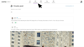 The cursor is clicking Community in the top menu.